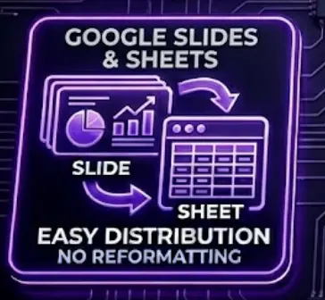 Google Slides and Sheets